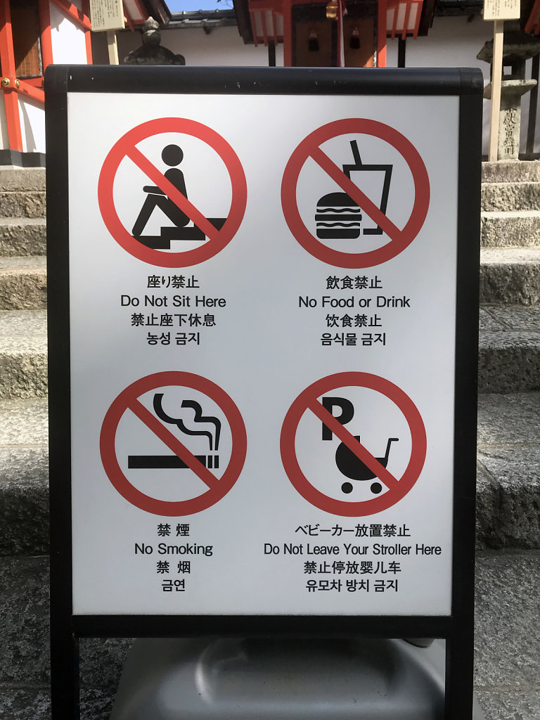 Rules for toursist