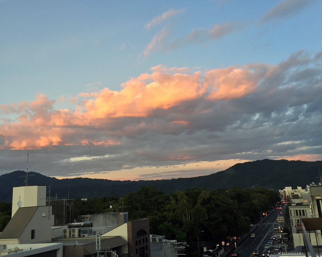 Kyoto sunset