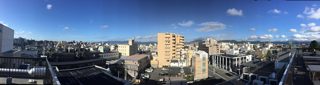 Panoramic view of Kyoto