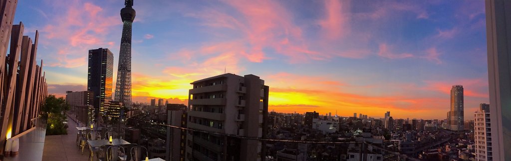 Tokyo sunset